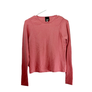 Cashmere BLU’S High End Boutique Pink Long Sleeve Crew Sweater Size Large
